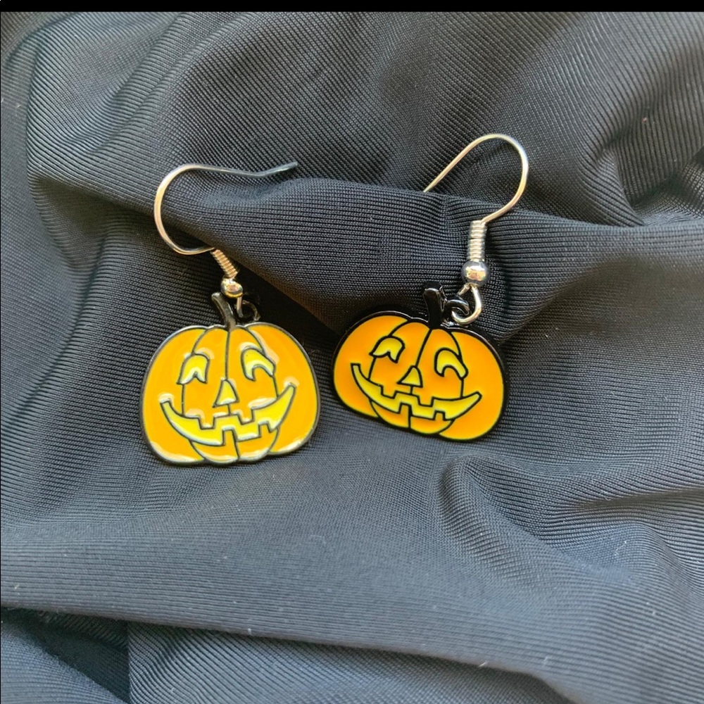 Halloween Pumpkin Earrings
